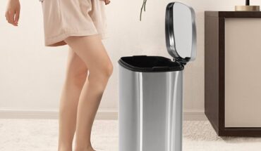 Stylish Metal Garbage Cans