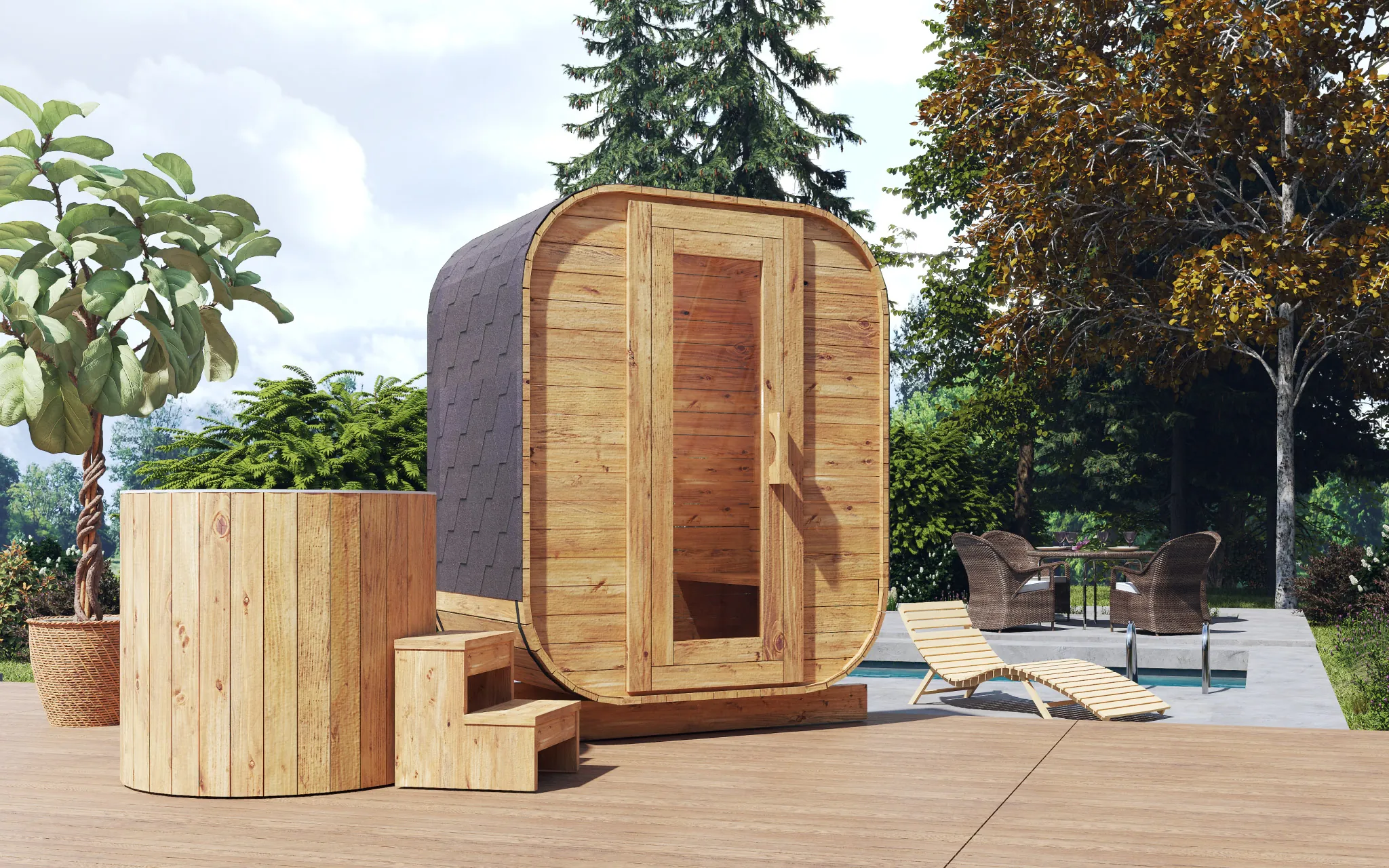 Home with Sauna Room Solutions